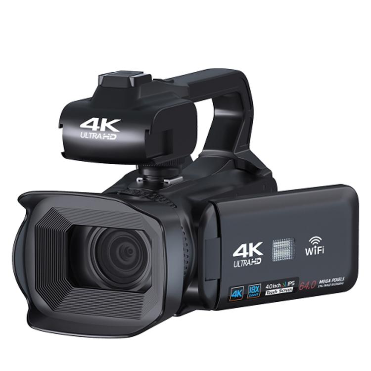 64MP 18X Zoom 4-Inch Touch Screen Handheld Digital Video Camera, 4K 16G 64MP 18X Zoom 4-Inch Touch Screen Handheld Digital Video Camera, 4K 16G